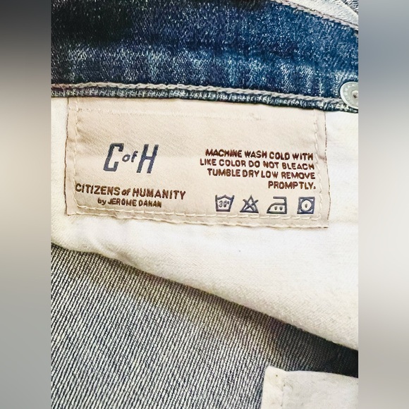Citizens of Humanity (C of H) Denim Jean Shorts (Size 26) Vintage Blue💙👖🩳🎁🤩 - Picture 9 of 11
